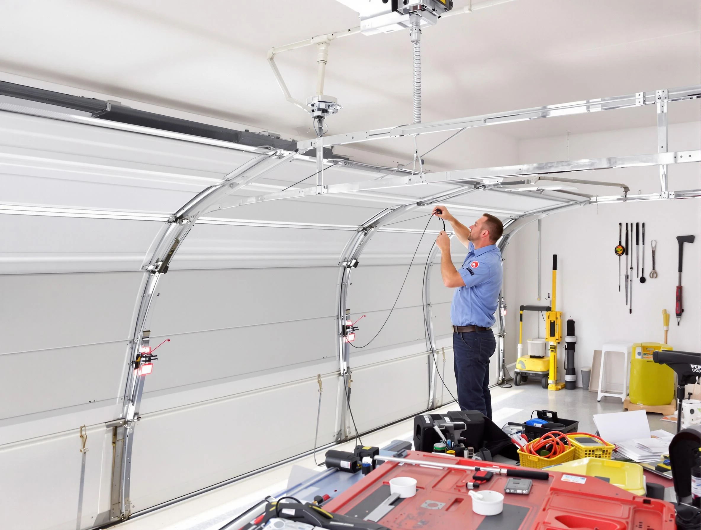 Garage door cable repair service by Anthem Garage Door Repair in Anthem