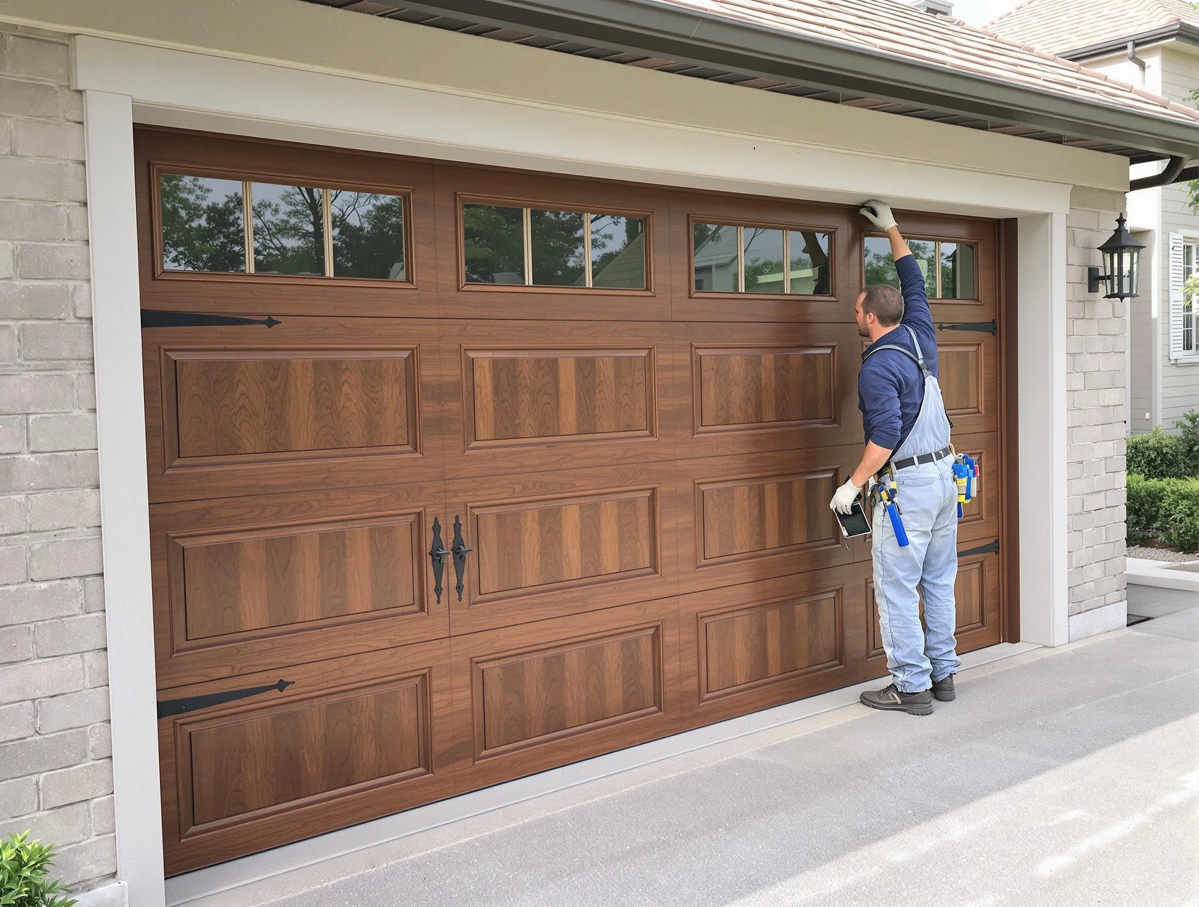 Custom garage door showcase by Anthem Garage Door Repair in Anthem