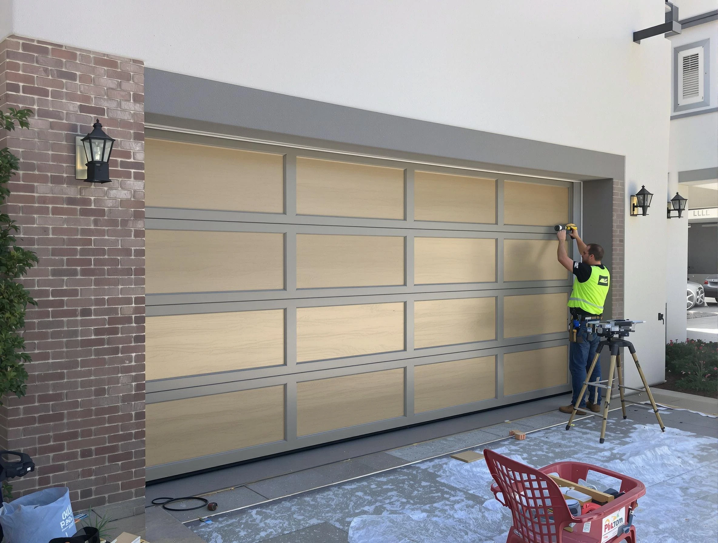 Garage door replacement service by Anthem Garage Door Repair in Anthem