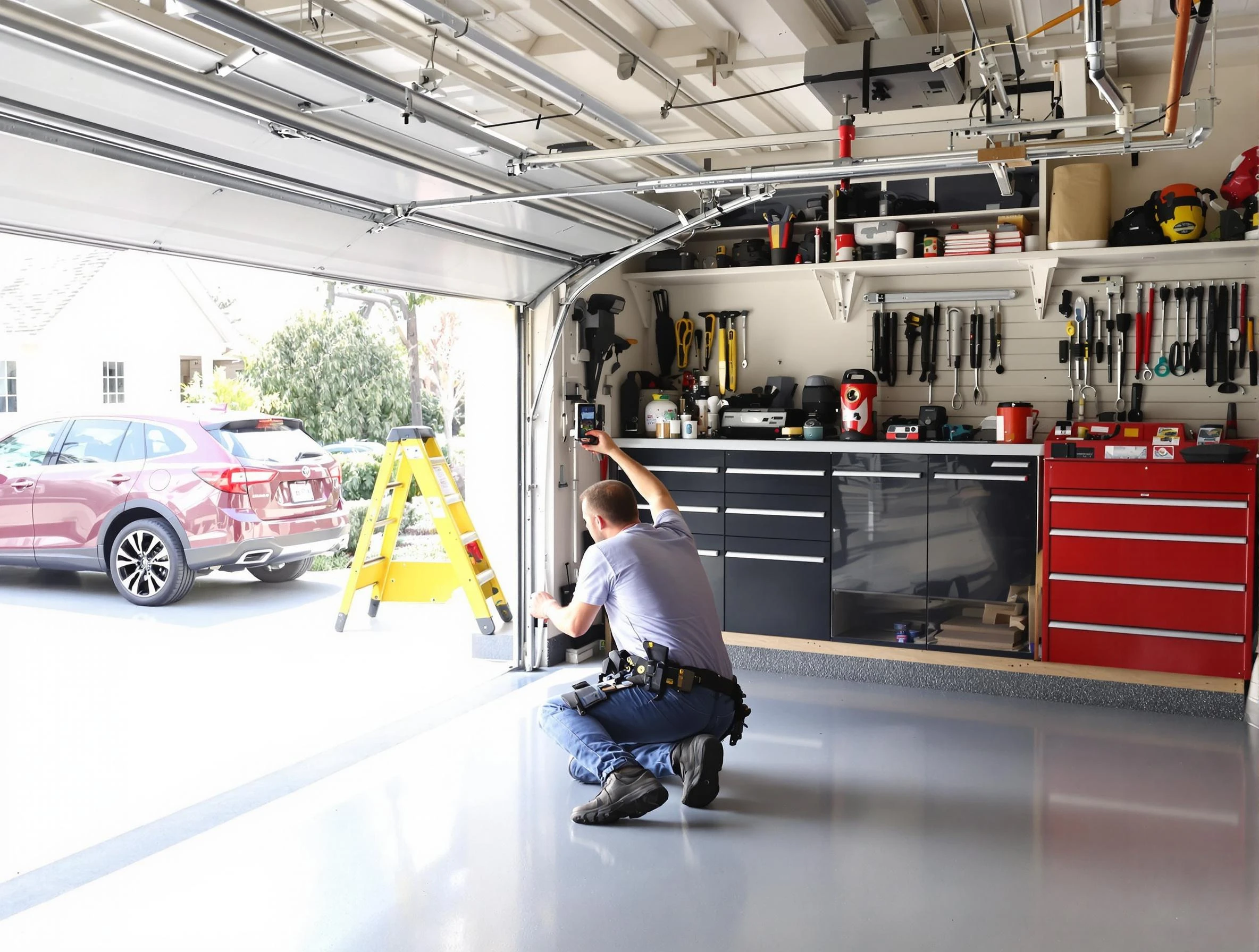 Local garage door repair service by Anthem Garage Door Repair in Anthem