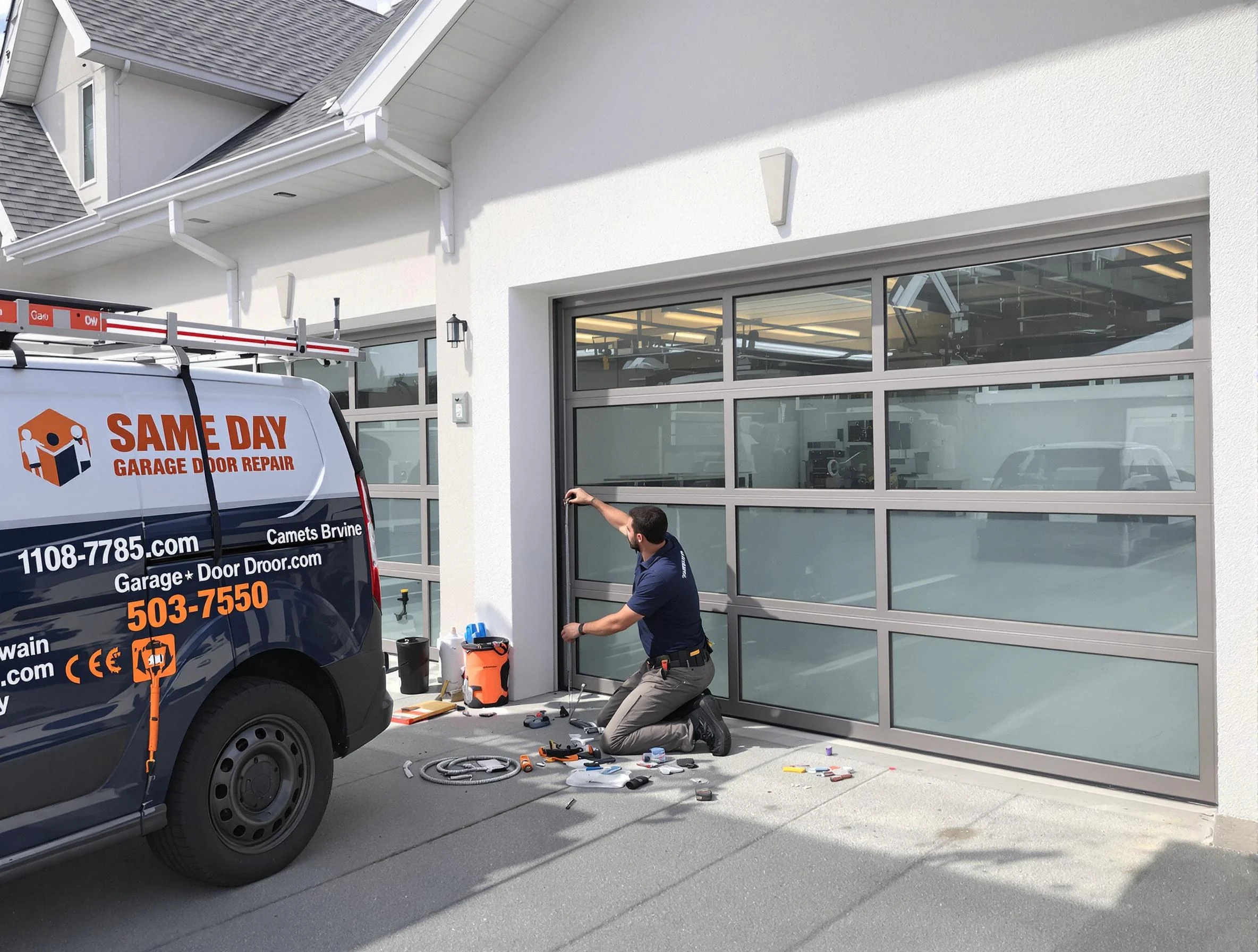 Same-day garage door repair service by Anthem Garage Door Repair in Anthem